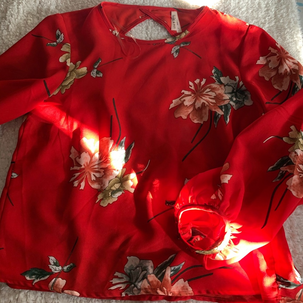 Long sleeve blouse